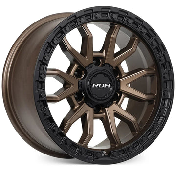 ROH Raid Wheels in Matte Bronze